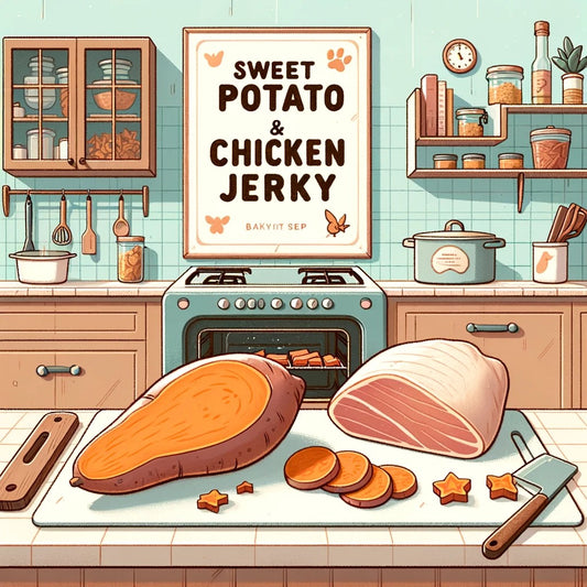 Sweet Potato and Chicken Jerky